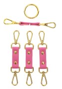 Uprząż na ręce i nogi - Hogtie Pink