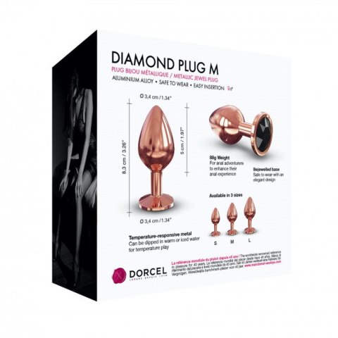 Marc Dorcel Diamond Plug Korek Analny Metal 8 cm