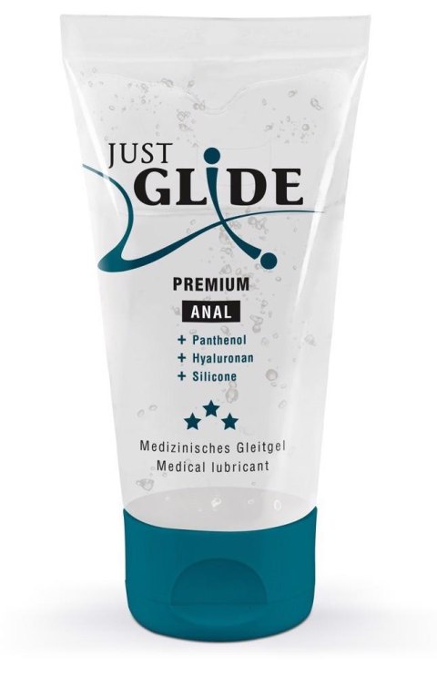 Żel Analny Just Glide Premium 50 ml Nawilżający z Pantenolem