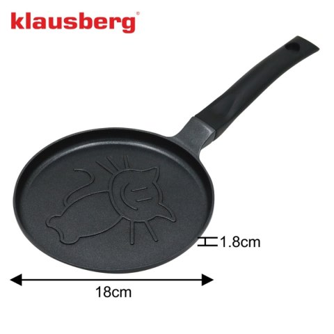PATELNIA DO NALEŚNIKÓW Z KOTKIEM 18cm KLAUSBERG KB-7973