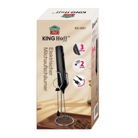 ELEKTRYCZNY MIKSER DO KOKTAJLI SPIENIACZ DO MLEKA KINGHOFF KH-2001