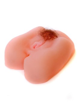 Wibrujący masturbator sztuczna pochwa 2 dziury