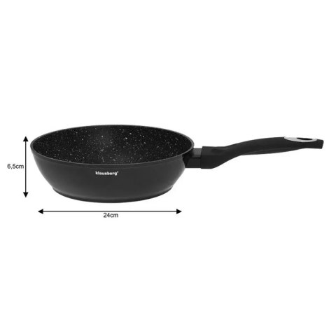 Zestaw garnków granitowych Klausberg KB-7322 15 el. indukcja marmur