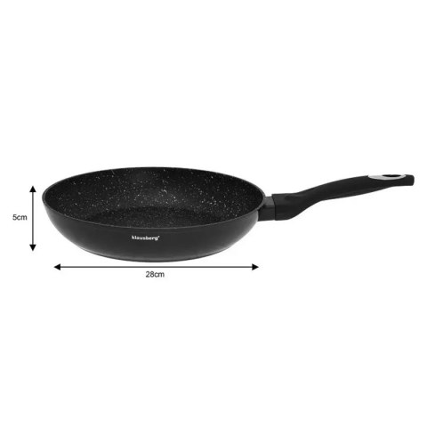 Zestaw garnków granitowych Klausberg KB-7322 15 el. indukcja marmur