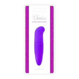 Wibrator Punktu-G Vibratore Classics Purple ABS 11,5 cm Wodoodporny