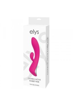 Wibrator Rabbit ELYS Toyz4Lovers 9 Trybów USB Wodoodporny Różowy