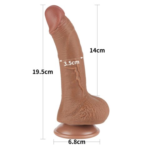 7.5'' Sliding Skin Dual Layer Dong Brown