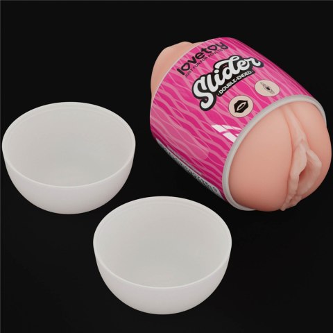 Slider Double-Ended Masturbator Mouth and Vagina