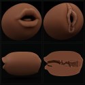 Slider Double-Ended Masturbator Mouth and Vagina