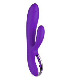 Wibrator Joker Heating Double Vibrating Massage Stick Fioletowy Silikon