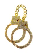 Diamond Wrist Cuffs Gold Gold