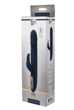 Wibrator króliczek Zephyros ruchy pchające 10 trybów USB 23 cm