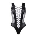 Contrast Fence Net Teddy - One Size