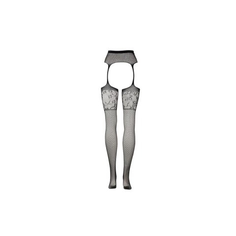 Garterbelt Stockings with Lace Top - One Size
