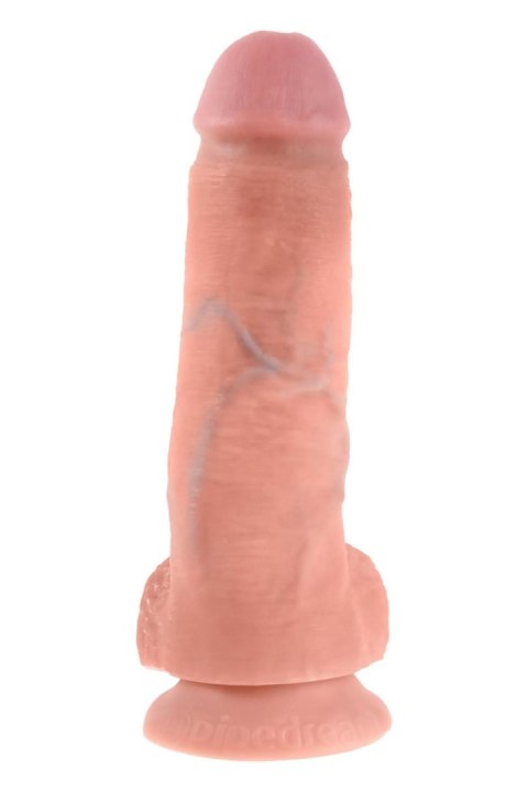 King Cock 8” realistyczne dildo z przyssawką 20 cm PVC Light