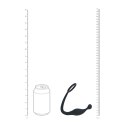 Silicone Cockring with Prostate Stimulator - S - Black