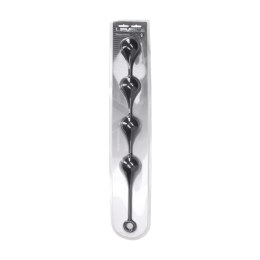 Silicone Waterdrop Anal Balls - XXL - 60mm - Black