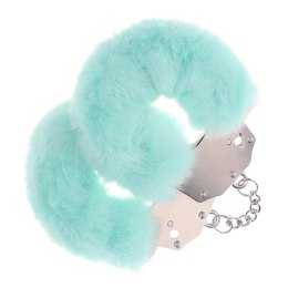 Heavy-duty Fluffy Handcuffs - Powder Green