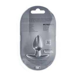 Korek analny silikonowy Small 6,5 cm Gunmetal – elegancki plug
