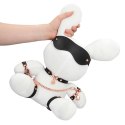 Rabbit Bondage - Velvet - Large - White