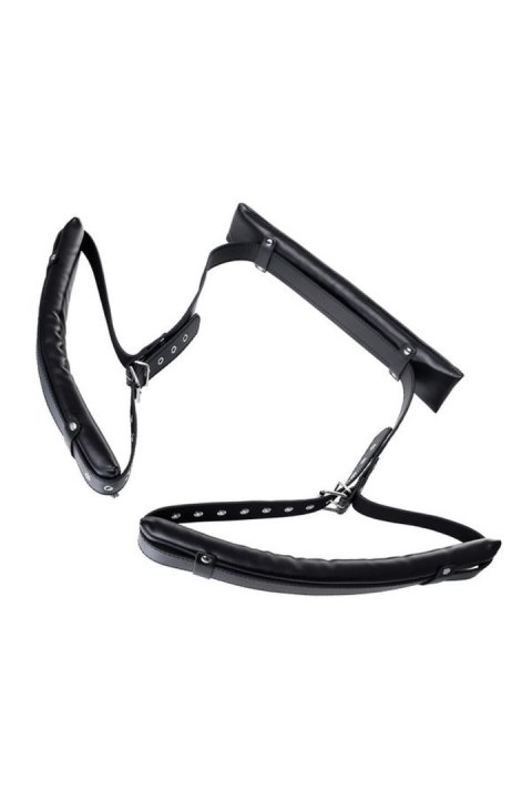 Anonymo fixing sling, PU leather, black, 145 cm