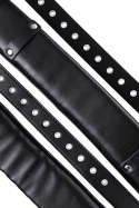 Anonymo fixing sling, PU leather, black, 145 cm