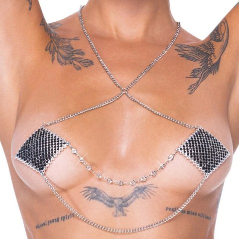 Nipple Jewellery silver chain