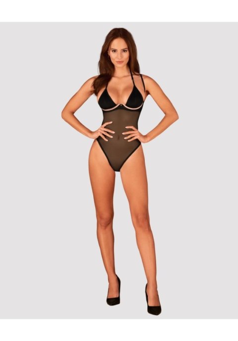 Body Selinne XL/2XL Czarne Regulowane Ramiączka Kolorowe Fiszbiny