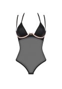 Body Selinne XL/2XL Czarne Regulowane Ramiączka Kolorowe Fiszbiny