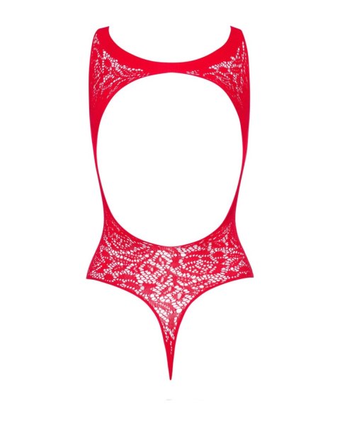 Body Bielizna B120 Czerwone Seksowne Dziane S/M/L Elastyczne