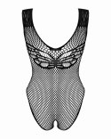 Body B134 XL XXL czarne zmysłowe body damskie