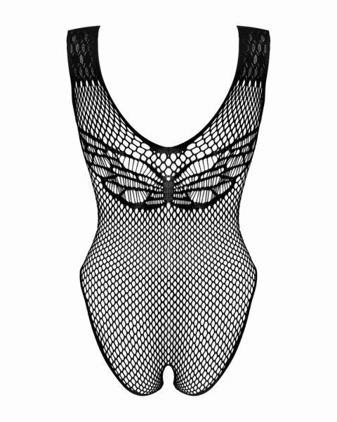 Body B134 XL XXL czarne zmysłowe body damskie
