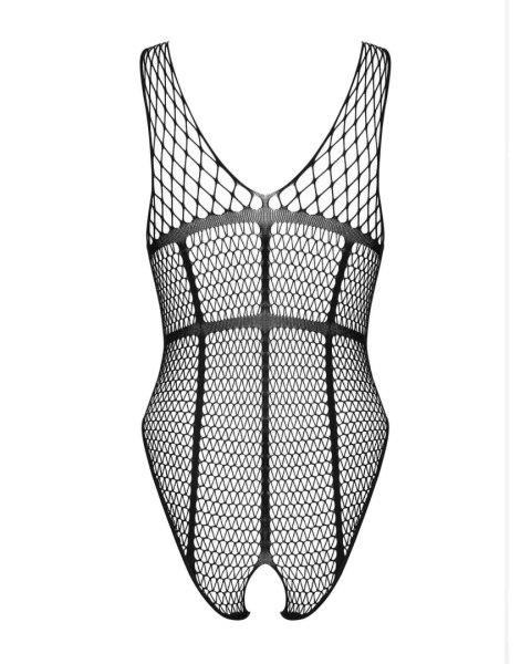 Body Bielizna B117 S/M/L Z Otwartym Krokiem I Siateczką Seksowne