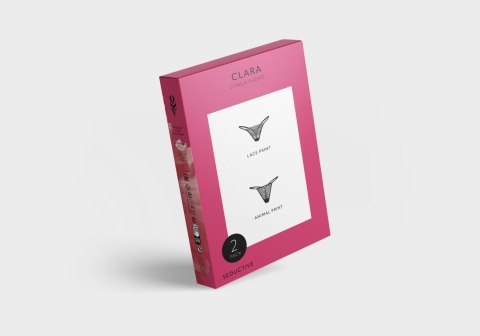 Clara 2-pak stringi 2XL/3XL