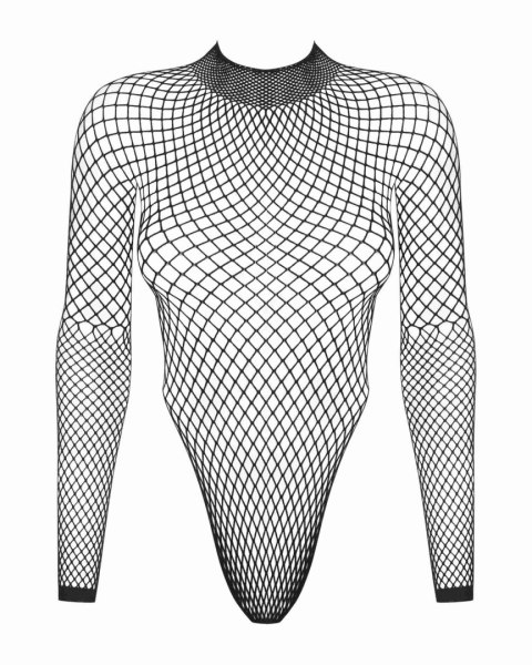 Body Bielizna B125 Czarne Seksowne Prześwitujące Multistretch S/M/L