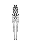 Bodystocking Obsessive G332 Czarne Kabaretki Otwarty Krok S/M/L