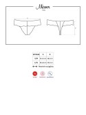 Stringi Miamor L/XL Koronkowe Sexy Z Kamyczkami Zdobienia