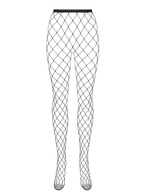 Rajstopy Kabaretki Bielizna-S812 Czarne XL/XXL Elastyczne Nylon