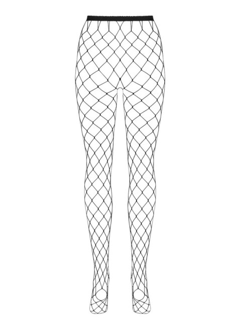 Rajstopy Kabaretki Bielizna-S812 Czarne XL/XXL Elastyczne Nylon