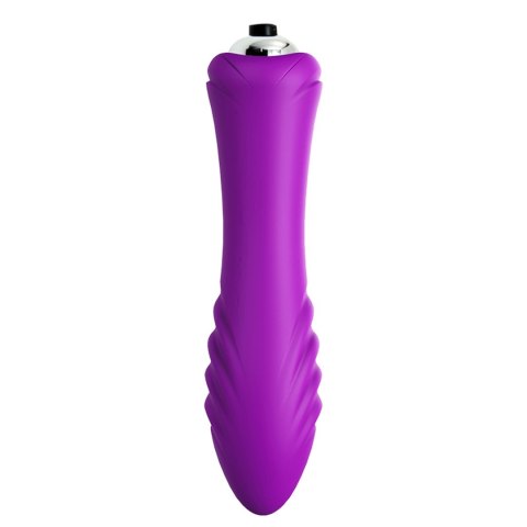 Wibrator Bullet S-V12 Fioletowy Silikon Medyczny 9 Trybów Wibracji