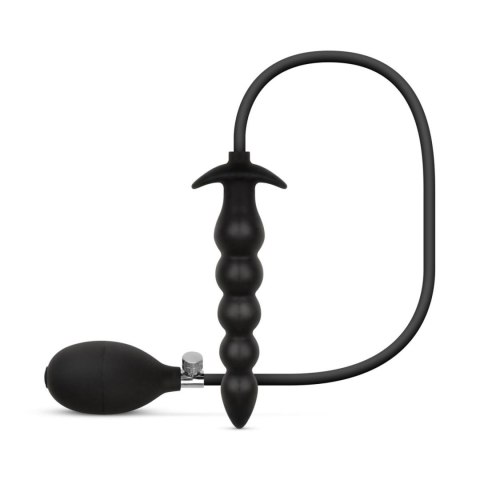 Anal Collection - Inflatable Anal Plug with Pump 20 cm - Black