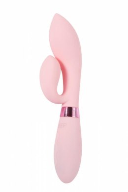 Wibrator Indeep Juna Różowy Silikon 10 Trybów USB Podwójny Silnik