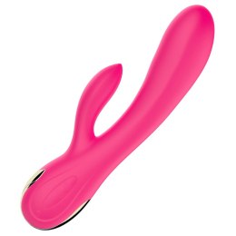Wibrator Królik Silikonowy USB 7 Funkcji Grzanie Wodoodporny 20cm