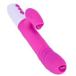 Wibrator Silikonowy USB 7 Trybów z Funkcją Grzania i Rotacją