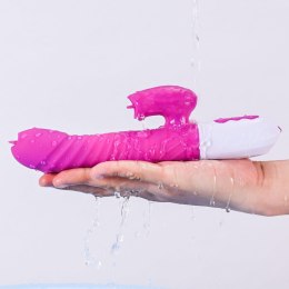 Wibrator Silikonowy USB 7 Trybów z Funkcją Grzania i Rotacją