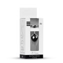 Plug-Jewellery Dark Silver PLUG- Clear