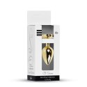 Plug-Jewellery Gold Heart PLUG- Dark Blue