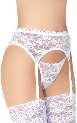 Garterbelt 3305 - Plus Size - white XL