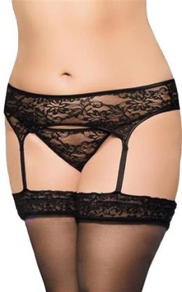 Garterbelt 3316 - Plus Size - black 3XL