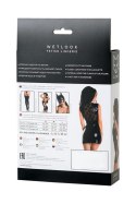 Wetlook black dress LULU - black XL